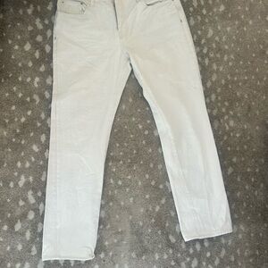 Sid Mashburn Men's cream colored Straight Jeans